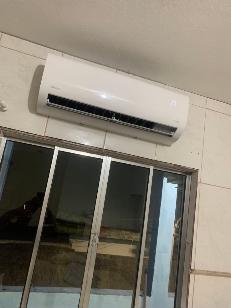 Split de parede instalado - serviço realizado